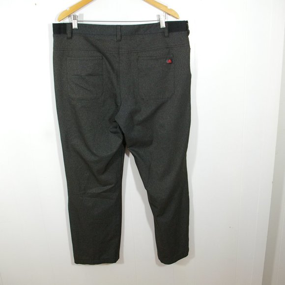 Adidas Golf Pants Mens 38x29 Dark Gray Athletic Lightweight Outdoor Chino Casual - Picture 4 of 10